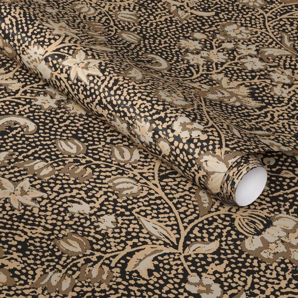 Brown Floral Peel and Stick Wallpaper - Threshold